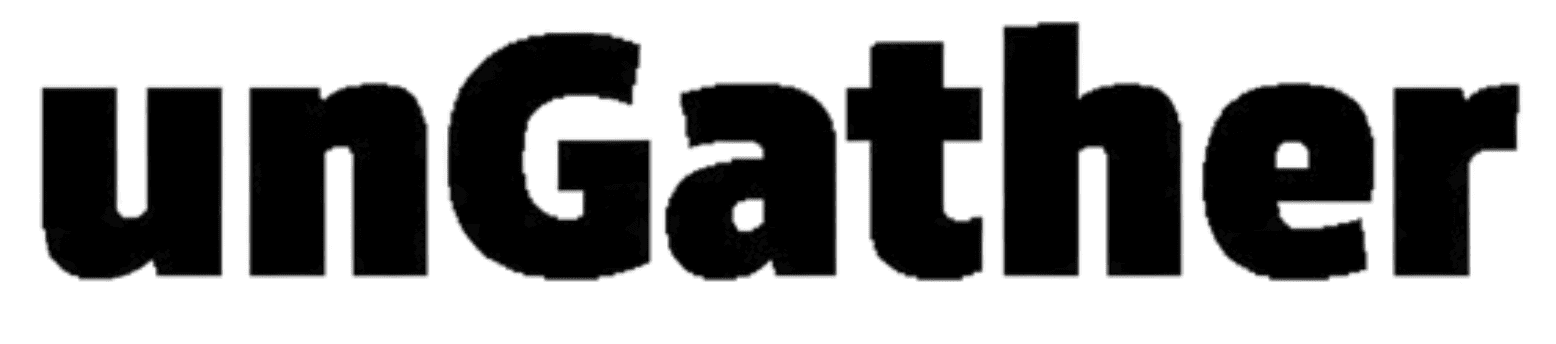 unGather logo in bold black letters.